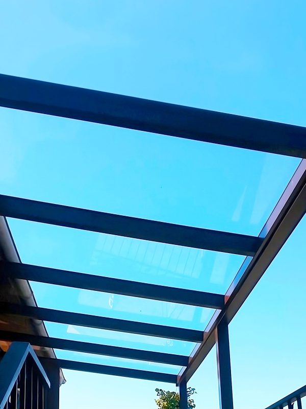 Glass Awning Roof - Polycarbonate Awning